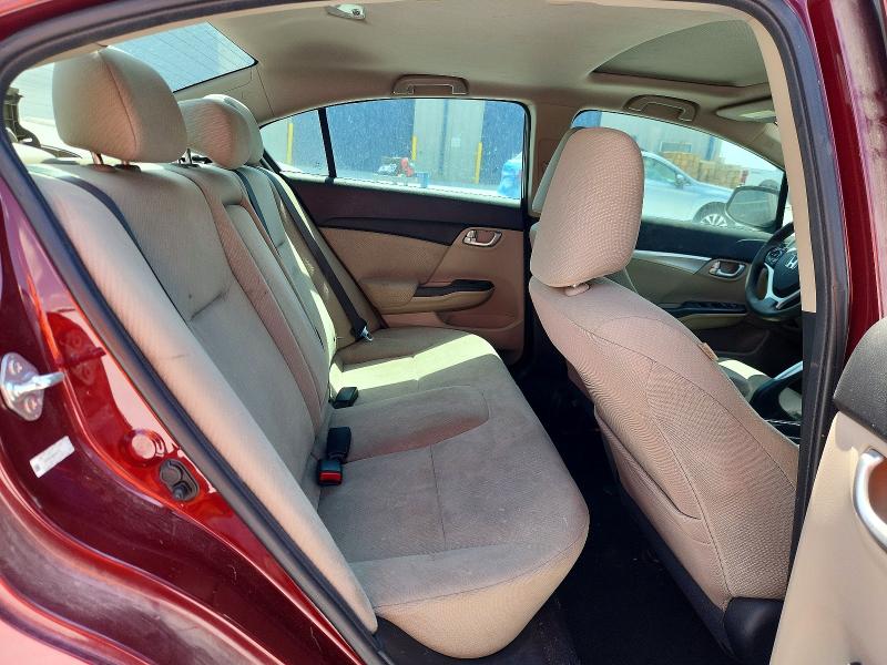Auction sale of the 2013 Honda Civic, vin: 2HGFB2F86DH541778, lot number: 67206526
