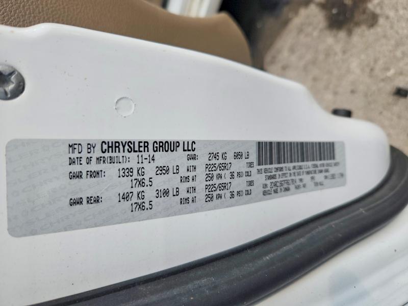 64475856 :رقم المزاد ، 2C4RC1BG7FR617814 vin ، 2015 Chrysler Town & Country مزاد بيع