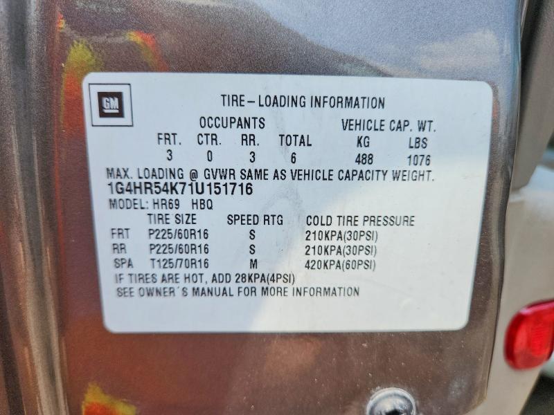 Продаж на аукціоні авто 2001 Buick Lesabre, vin: 1G4HR54K71U151716, номер лоту: 61957096