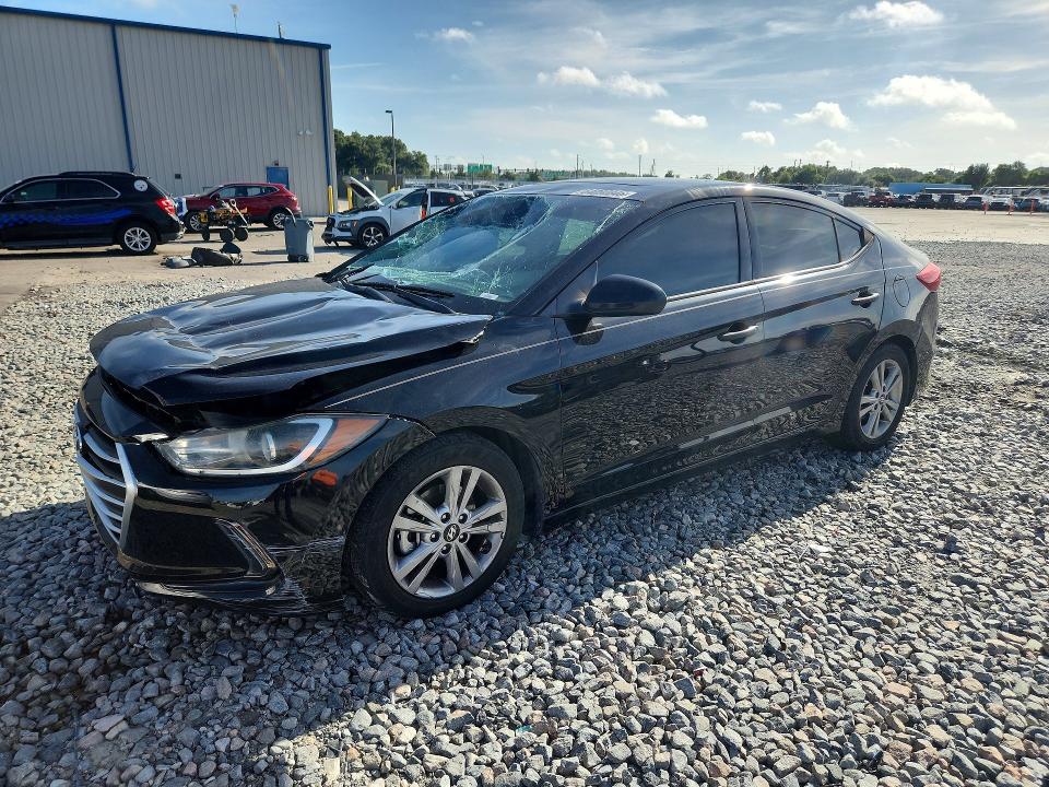 64090846 :رقم المزاد ، 5NPD84LF3JH360854 vin ، 2018 Hyundai Elantra مزاد بيع