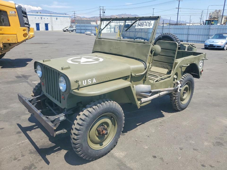 Auction sale of the 1946 Willy Jeep, vin: 88317, lot number: 64667416