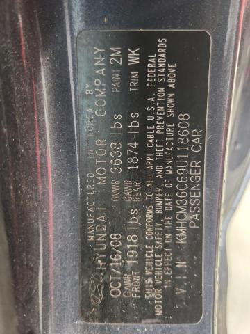 Aukcja sprzedaży 2009 Hyundai Accent, vin: KMHCM36C69U118608, numer aukcji: 63750126