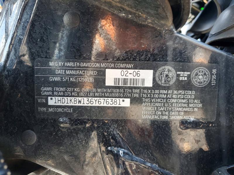 Продаж на аукціоні авто 2006 Harley-davidson Flhxi, vin: 1HD1KBW136Y676381, номер лоту: 63511556