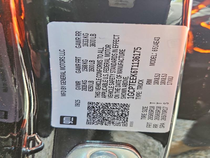 66448626 :رقم المزاد ، 1GCPTEEK6T1136175 vin ، 2026 Chevrolet Colorado مزاد بيع