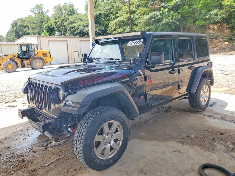 64149886 :رقم المزاد ، 1C4HJXFN8JW175901 vin ، 2018 Jeep Wrangler Unlimited مزاد بيع