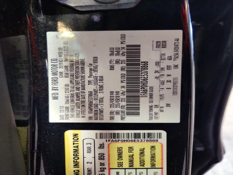 Продажа на аукционе авто 2014 Ford Fusion, vin: 1FA6P0HD6E5378868, номер лота: 64850906
