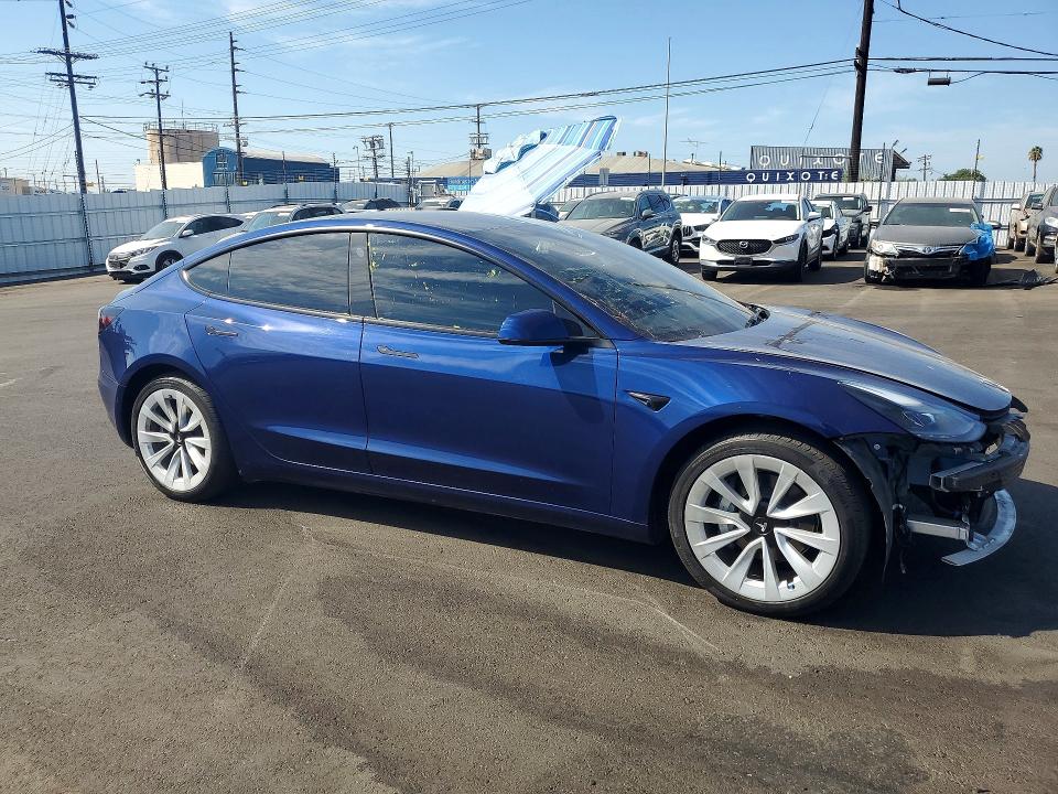 2022 Tesla Model 3 მანქანა იყიდება აუქციონზე, vin: 5YJ3E1EA7NF375818, აუქციონის ნომერი: 65958896