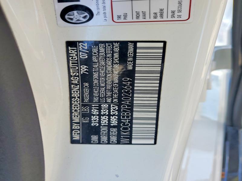Продажа на аукционе авто 2023 Mercedes-benz Eqs Sedan, vin: W1KCG4EB7PA023649, номер лота: 65501286