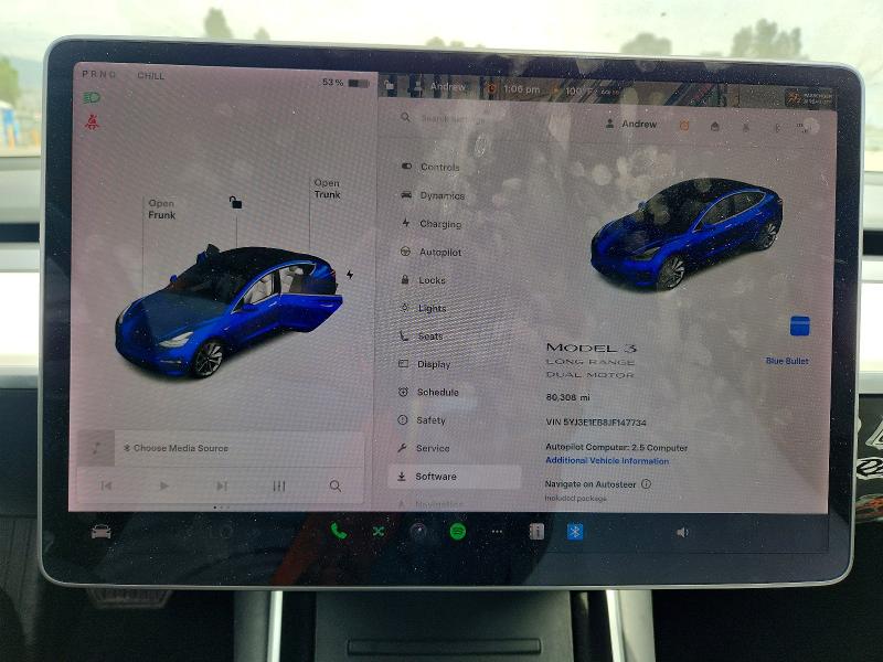 66291126 :رقم المزاد ، 5YJ3E1EB8JF147734 vin ، 2018 Tesla Model 3 مزاد بيع