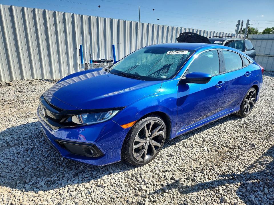 2021 Honda Civic მანქანა იყიდება აუქციონზე, vin: 2HGFC2F83MH554615, აუქციონის ნომერი: 66164396