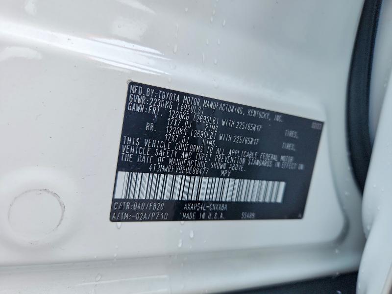 Aukcja sprzedaży 2023 Toyota Rav4, vin: 4T3MWRFV9PU088477, numer aukcji: 57202336