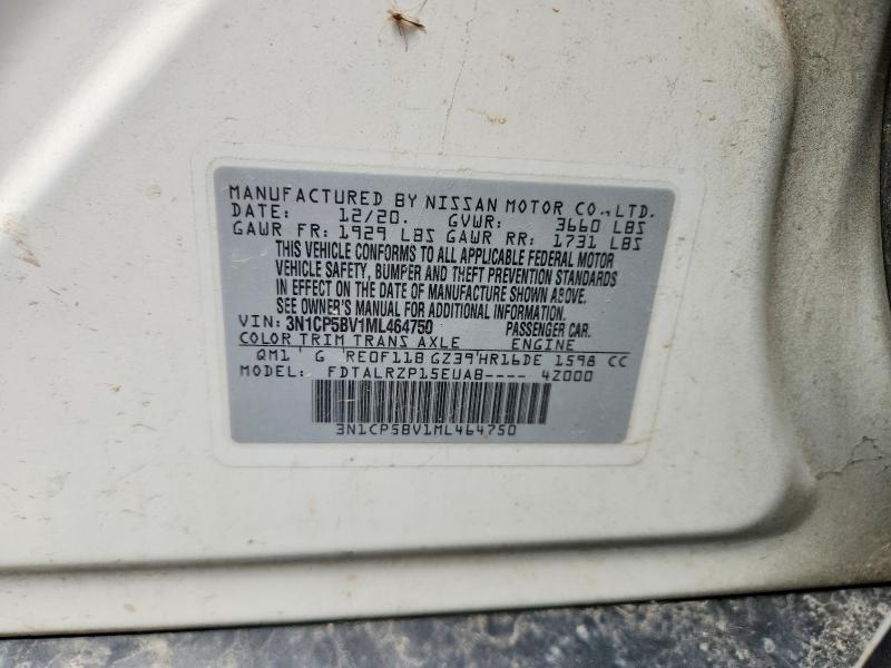 Продажа на аукционе авто 2021 Nissan Kicks, vin: 3N1CP5BV1ML464750, номер лота: 67368916