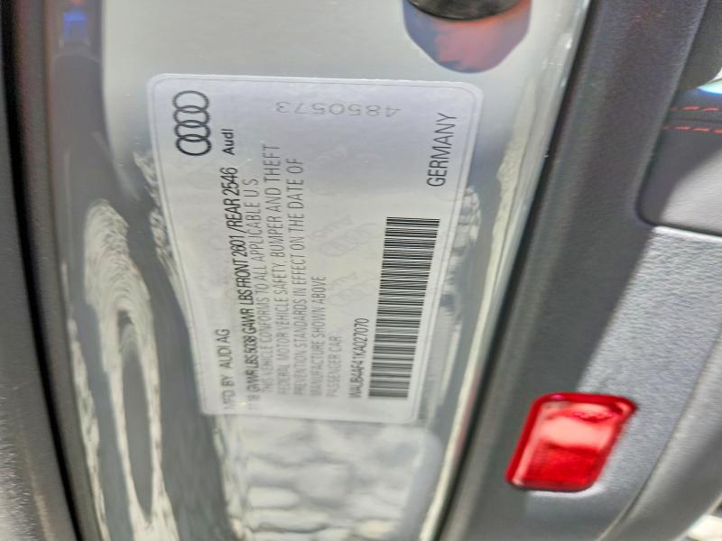 Продажа на аукционе авто 2019 Audi S4, vin: WAUB4AF41KA027070, номер лота: 64258966