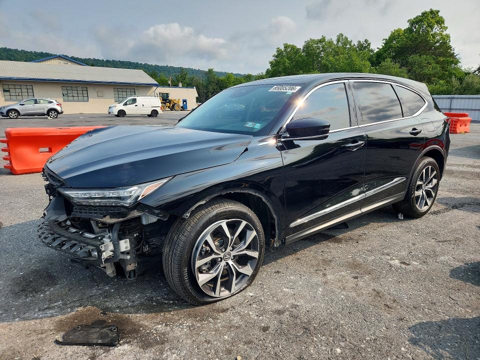 65085206 :رقم المزاد ، 5J8YE1H47NL006211 vin ، 2022 Acura Mdx مزاد بيع