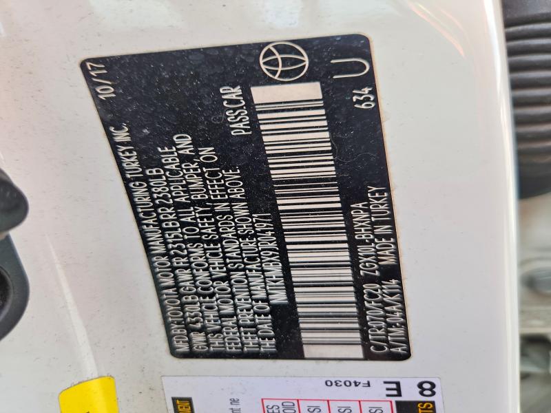 Продаж на аукціоні авто 2018 Toyota C-hr, vin: NMTKHMBX9JR041971, номер лоту: 64465076