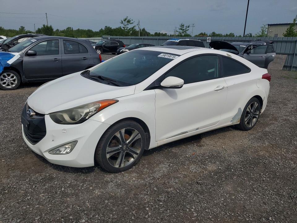 59019876 :رقم المزاد ، KMHDH6AE7DU001924 vin ، 2013 Hyundai Elantra Coupe مزاد بيع