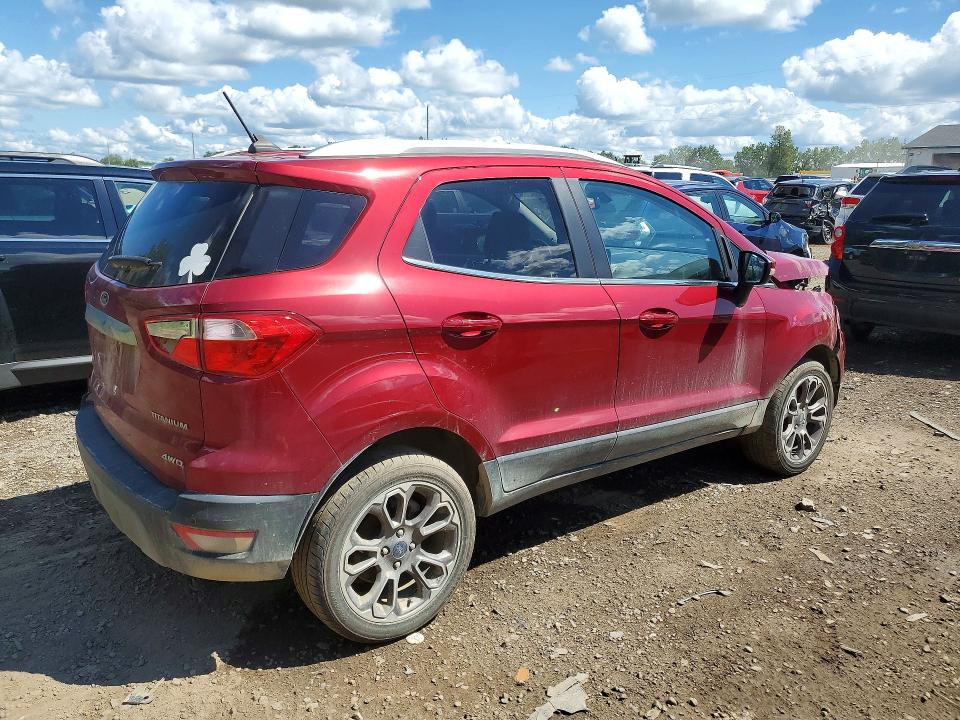 2020 Ford Ecosport მანქანა იყიდება აუქციონზე, vin: MAJ6S3KL2LC313072, აუქციონის ნომერი: 65309286