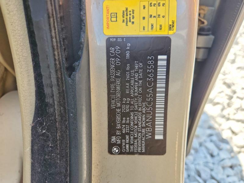 Продаж на аукціоні авто 2010 Bmw 528, vin: WBANU5C55AC363583, номер лоту: 65920766