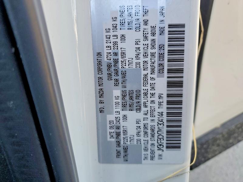 Aukcja sprzedaży 2021 Mazda Cx-5, vin: JM3KFBCM7M1304144, numer aukcji: 63742166