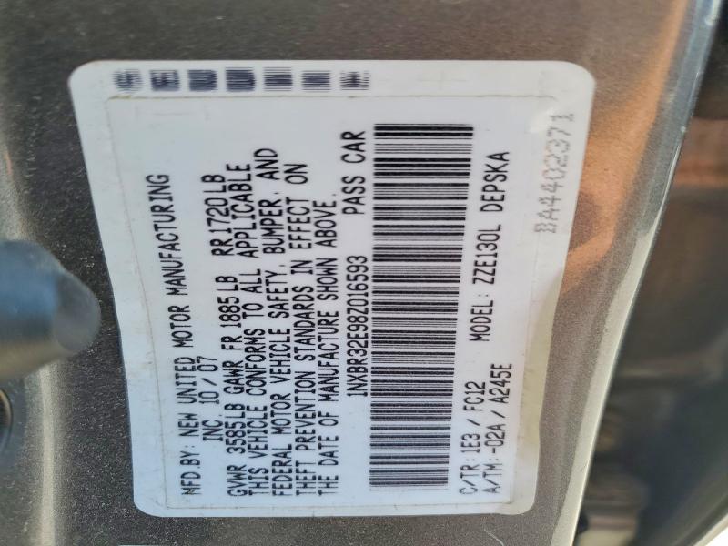 64390726 :رقم المزاد ، 1NXBR32E98Z016593 vin ، 2008 Toyota Corolla مزاد بيع