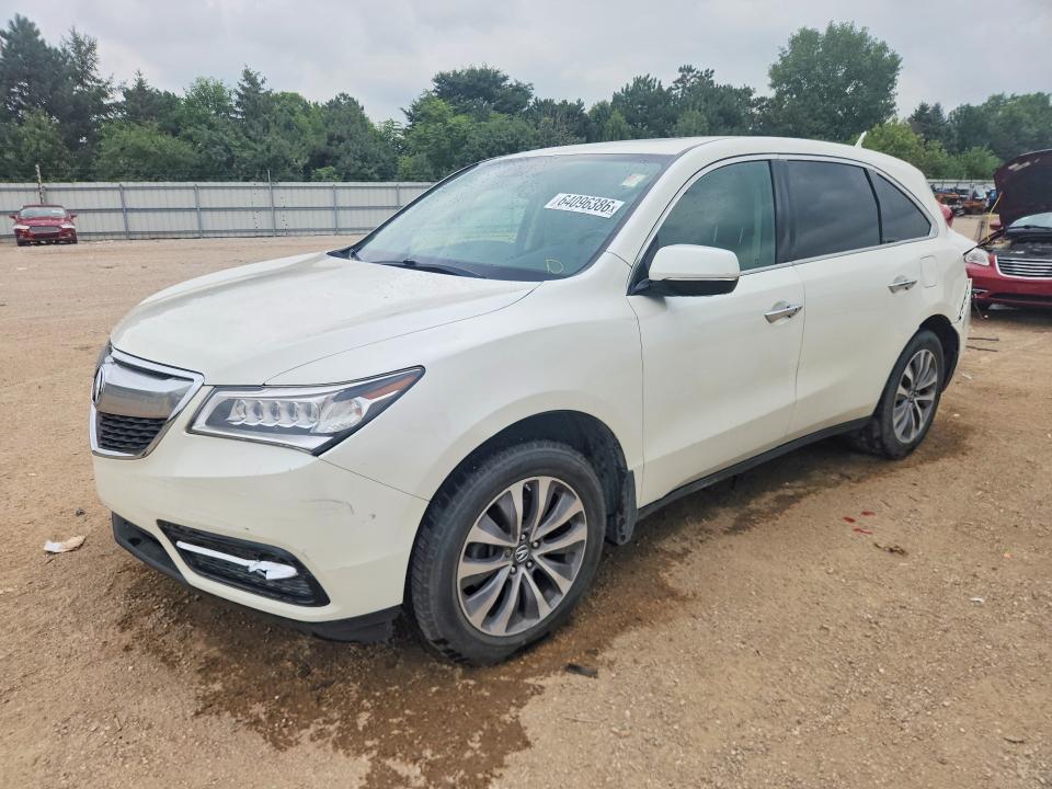 64096386 :رقم المزاد ، 5FRYD4H48FB028594 vin ، 2015 Acura Mdx مزاد بيع