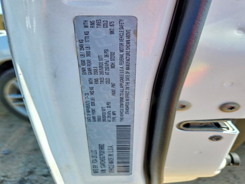 Aukcja sprzedaży 2023 Dodge Durango, vin: 1C4RDHDG7PC616692, numer aukcji: 65900106