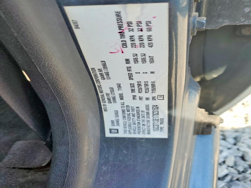 66168936 :رقم المزاد ، 1GCDT13E178231524 vin ، 2007 Chevrolet Colorado مزاد بيع