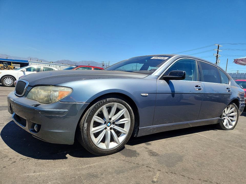 65939496 :رقم المزاد ، WBAHN83587DT67089 vin ، 2007 Bmw 750 مزاد بيع