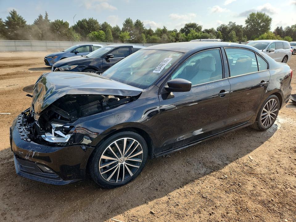 2015 Volkswagen Jetta მანქანა იყიდება აუქციონზე, vin: 3VWD17AJXFM221591, აუქციონის ნომერი: 63440186