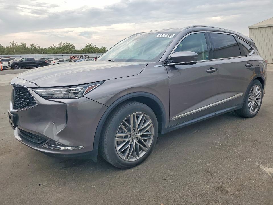 67172556 :رقم المزاد ، 5J8YE1H82NL029124 vin ، 2022 Acura Mdx مزاد بيع