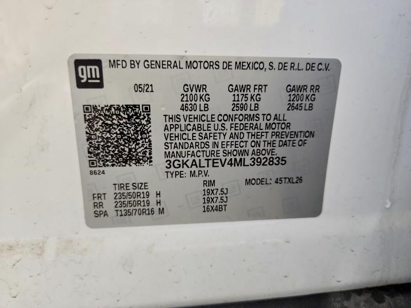 Продажа на аукционе авто 2021 Gmc Terrain, vin: 3GKALTEV4ML392835, номер лота: 65293496