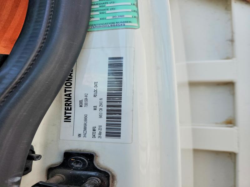 Продаж на аукціоні авто 2019 International 7300, vin: 3HAZZMMN9KL684543, номер лоту: 63987486