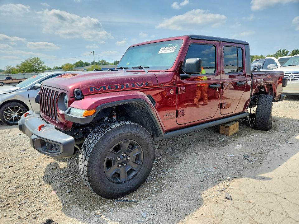 66194726 :رقم المزاد ، 1C6JJTEG3ML555822 vin ، 2021 Jeep Gladiator مزاد بيع
