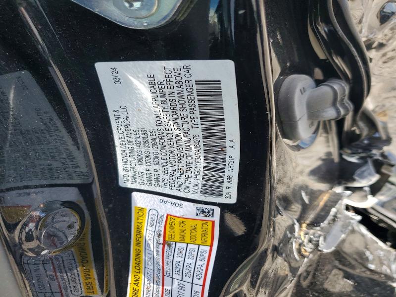 2024 Honda Accord მანქანა იყიდება აუქციონზე, vin: 1HGCY1F34RA054276, აუქციონის ნომერი: 65704316