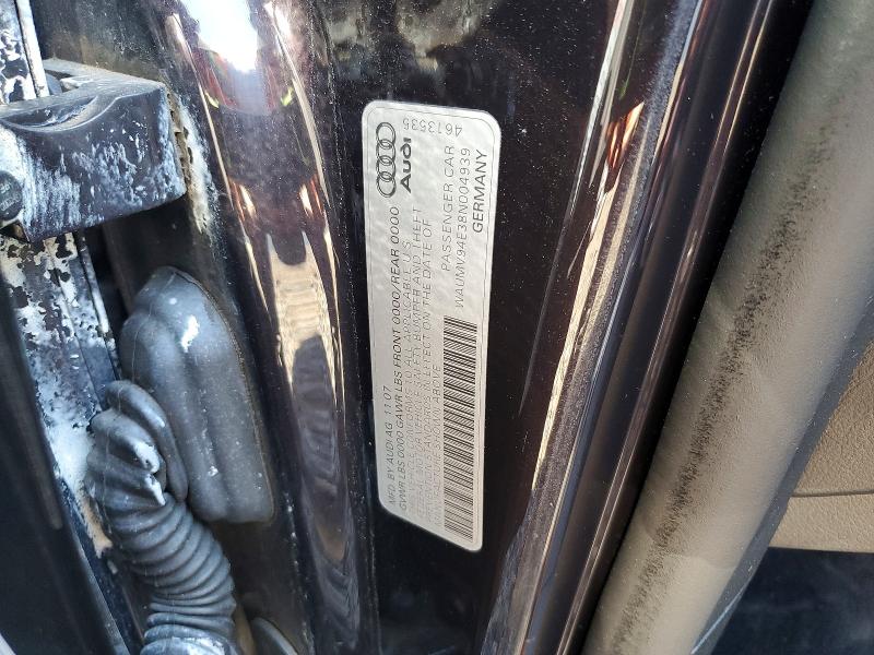 Aukcja sprzedaży 2008 Audi A8, vin: WAUMV94E38N004939, numer aukcji: 65682696