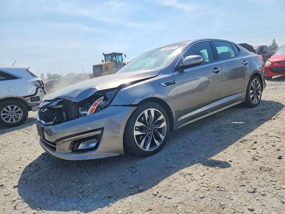2015 Kia Optima მანქანა იყიდება აუქციონზე, vin: 5XXGR4A63FG483943, აუქციონის ნომერი: 63820016