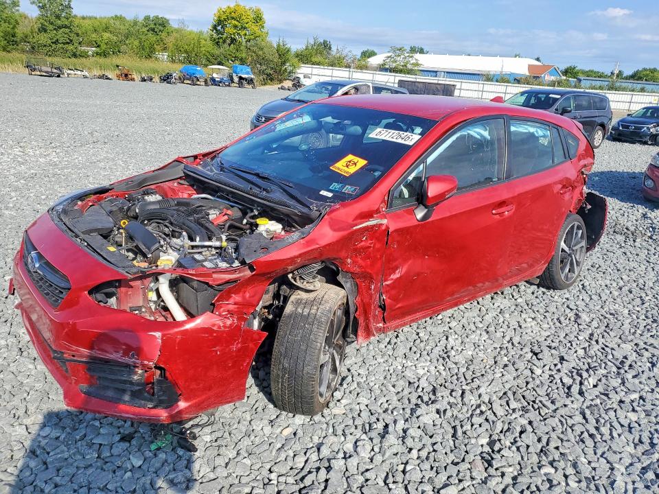 67112646 :رقم المزاد ، 4S3GTAL60P3712917 vin ، 2023 Subaru Impreza مزاد بيع