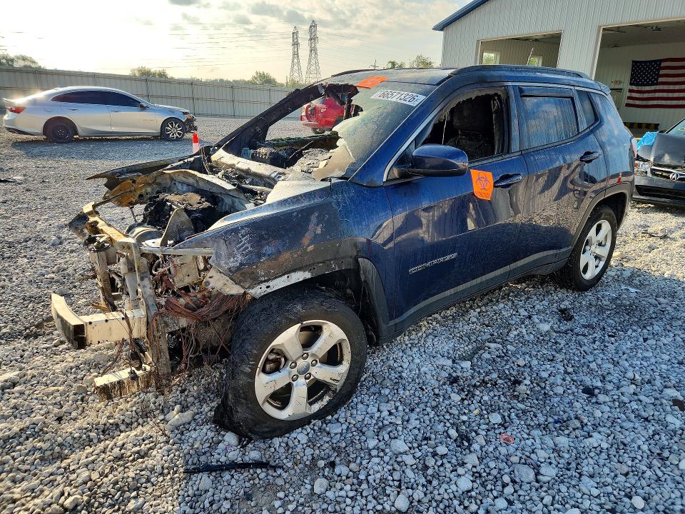 2019 Jeep Compass მანქანა იყიდება აუქციონზე, vin: 3C4NJDBB8KT674895, აუქციონის ნომერი: 66571326