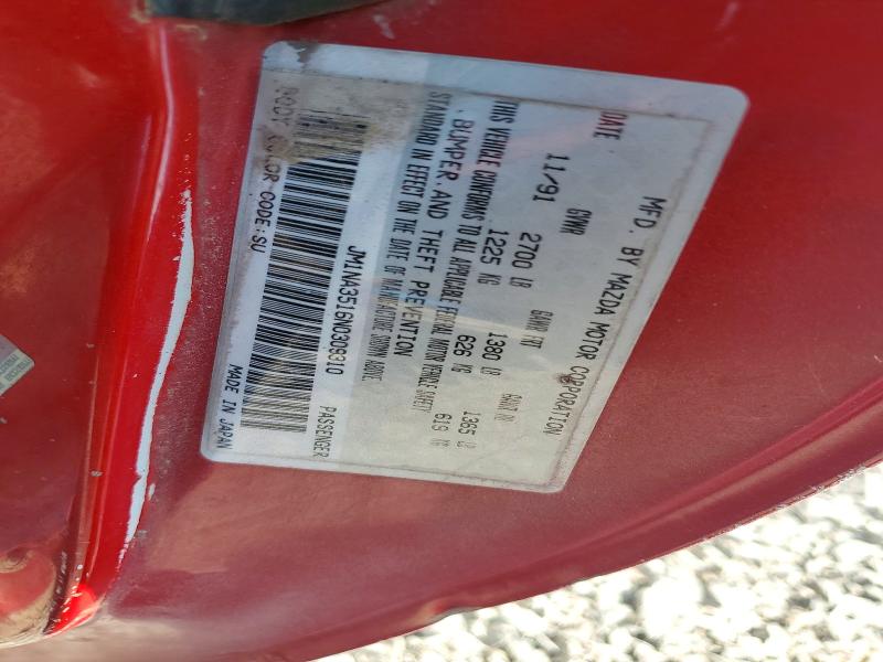 Aukcja sprzedaży 1992 Mazda Mx-5 Miata, vin: JM1NA3516N0309310, numer aukcji: 65404106