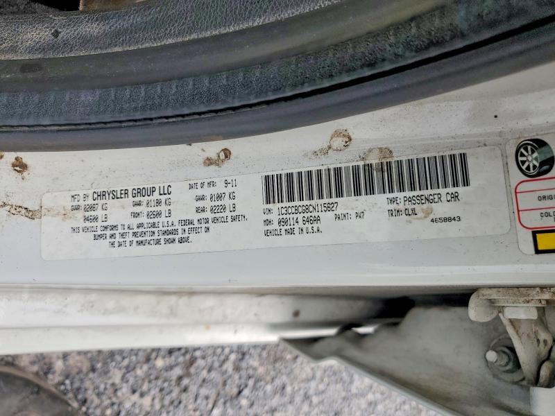 Продажа на аукционе авто 2012 Chrysler 200, vin: 1C3CCBCG8CN115627, номер лота: 63449486