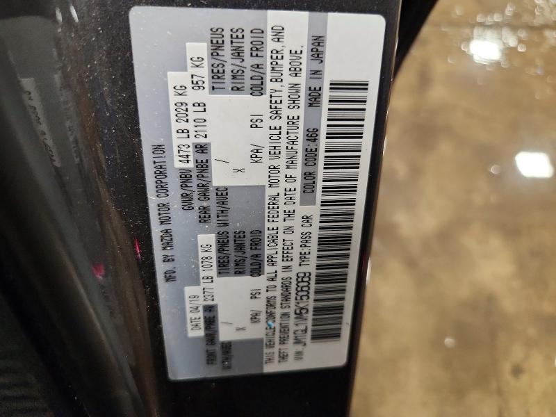 2019 Mazda 6 მანქანა იყიდება აუქციონზე, vin: JM1GL1VM5K1506069, აუქციონის ნომერი: 64556336