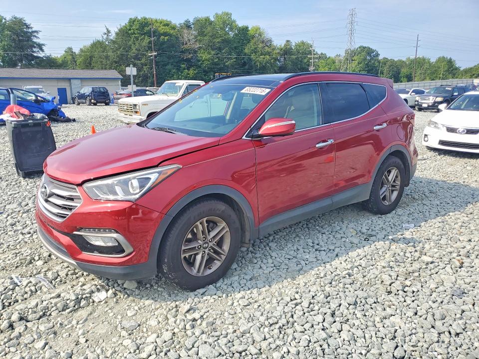 65222716 :رقم المزاد ، 5XYZU3LB9HG496853 vin ، 2017 Hyundai Santa Fe Sport مزاد بيع