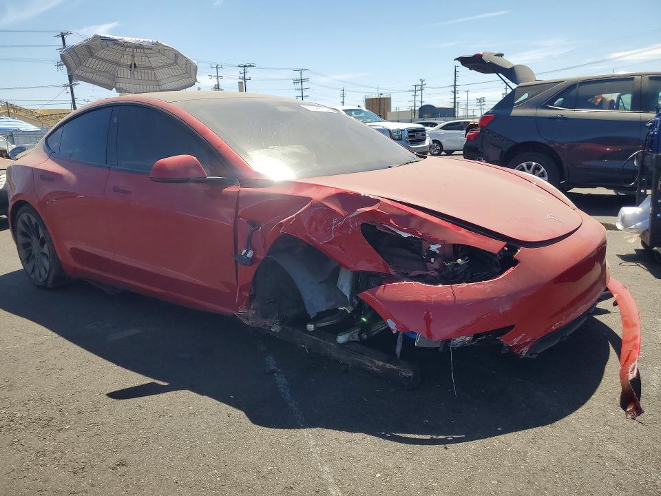 2022 Tesla Model 3 მანქანა იყიდება აუქციონზე, vin: 5YJ3E1EC7NF233809, აუქციონის ნომერი: 66088356
