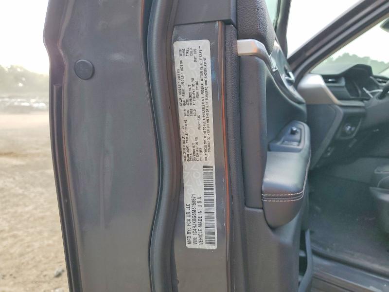 66319816 :رقم المزاد ، 1C4RJKBG6M8158571 vin ، 2021 Jeep Grand Cherokee مزاد بيع