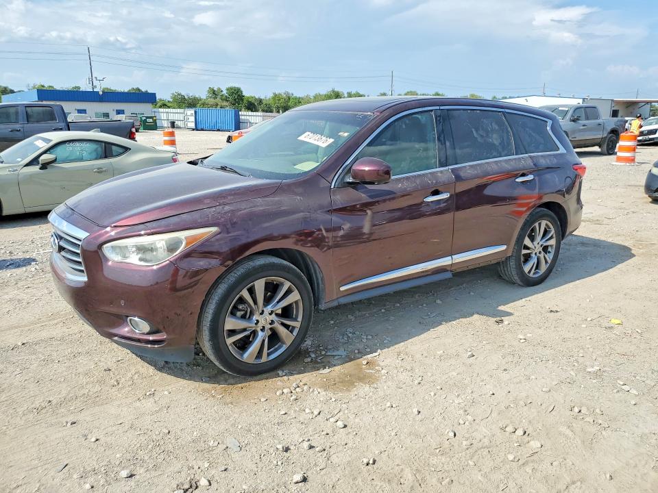 67013676 :رقم المزاد ، 5N1AL0MN0DC338015 vin ، 2013 Infiniti Jx35 مزاد بيع