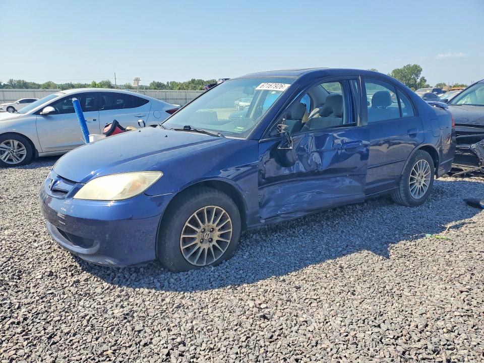 67167926 :رقم المزاد ، 2HGES26725H538414 vin ، 2005 Honda Civic مزاد بيع
