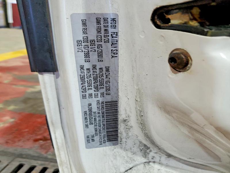 2020 Ram Promaster City მანქანა იყიდება აუქციონზე, vin: ZFBHRFAB5L6S45490, აუქციონის ნომერი: 62439436