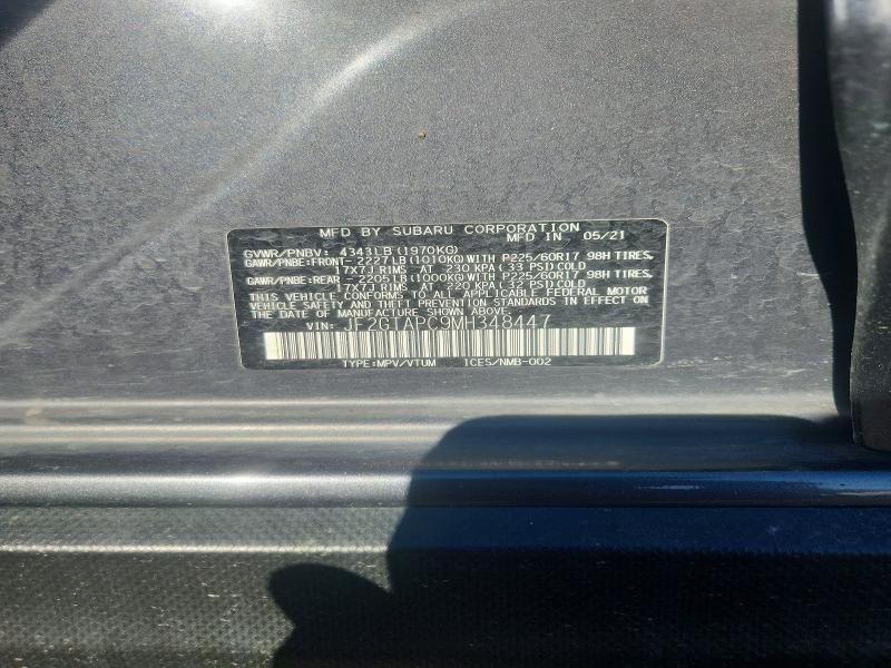 Aukcja sprzedaży 2021 Subaru Crosstrek, vin: JF2GTAPC9MH348447, numer aukcji: 66144226