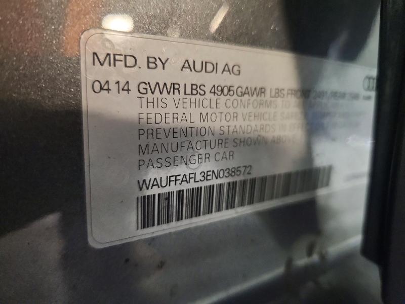 Продажа на аукционе авто 2014 Audi A4, vin: WAUFFAFL3EN038572, номер лота: 65959666