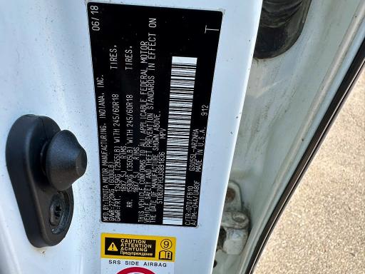 Aukcja sprzedaży 2018 Toyota Highlander, vin: 5TDBZRFH3JS891836, numer aukcji: 61191516